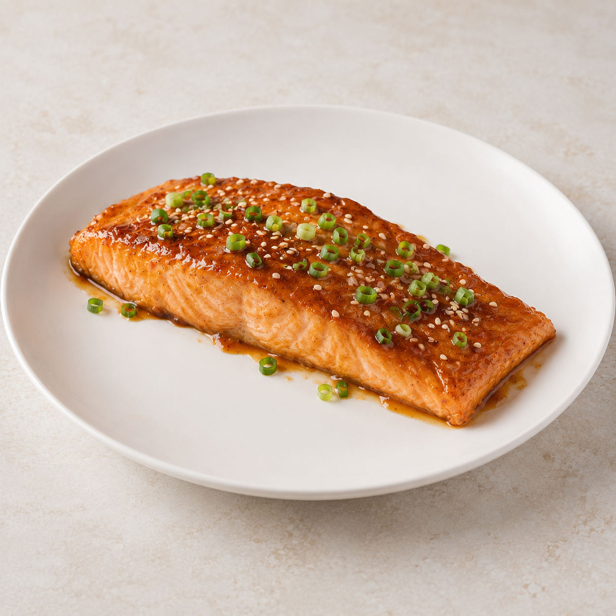 Asian Salmon with basmati rice and asparagus
